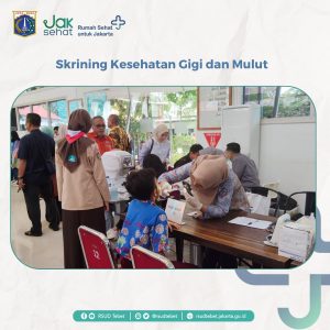 Dalam rangka hari Kesehatan Gigi dan Mulut RSUD Tebet ikut berpartisipasi dalam kegiatan yang di
